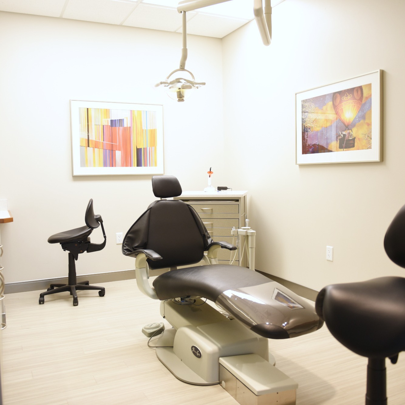 patient smiling during visit